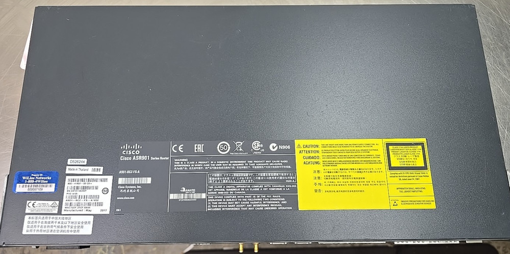 Cisco ASR 901 Wired Router (A901-6CZ-FS-A)