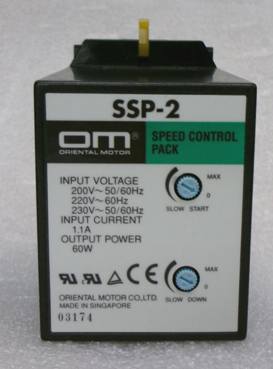 ORIENTAL MOTOR SPEED CONTROL PACK SSP-2 WITH SOCKET CONNECTOR #419K