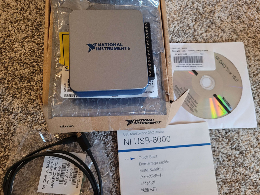 National Instruments NI USB-6000 Multifunction DAQ I/O Device