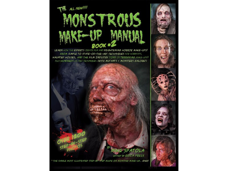 Monstrous Make-Up Manual Book 1 Halloween Costume Special FX Pro Tutorial Mask