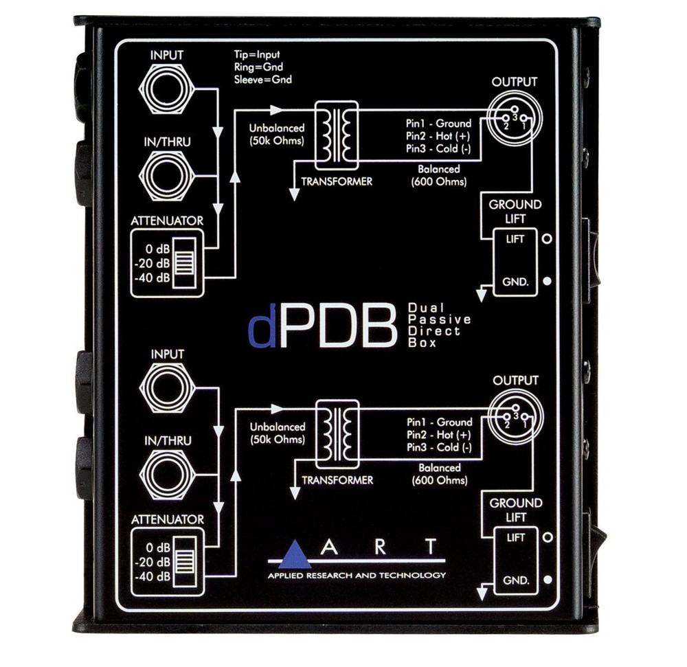 ART DPDB 2-Channel Passive Direct Box