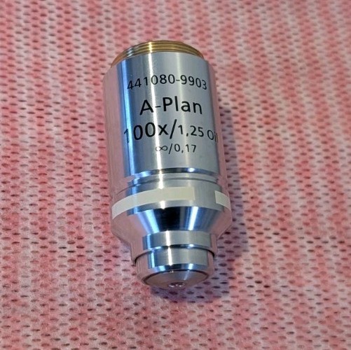 Zeiss Microscope Objective A Plan 100x Oil 441080-9903