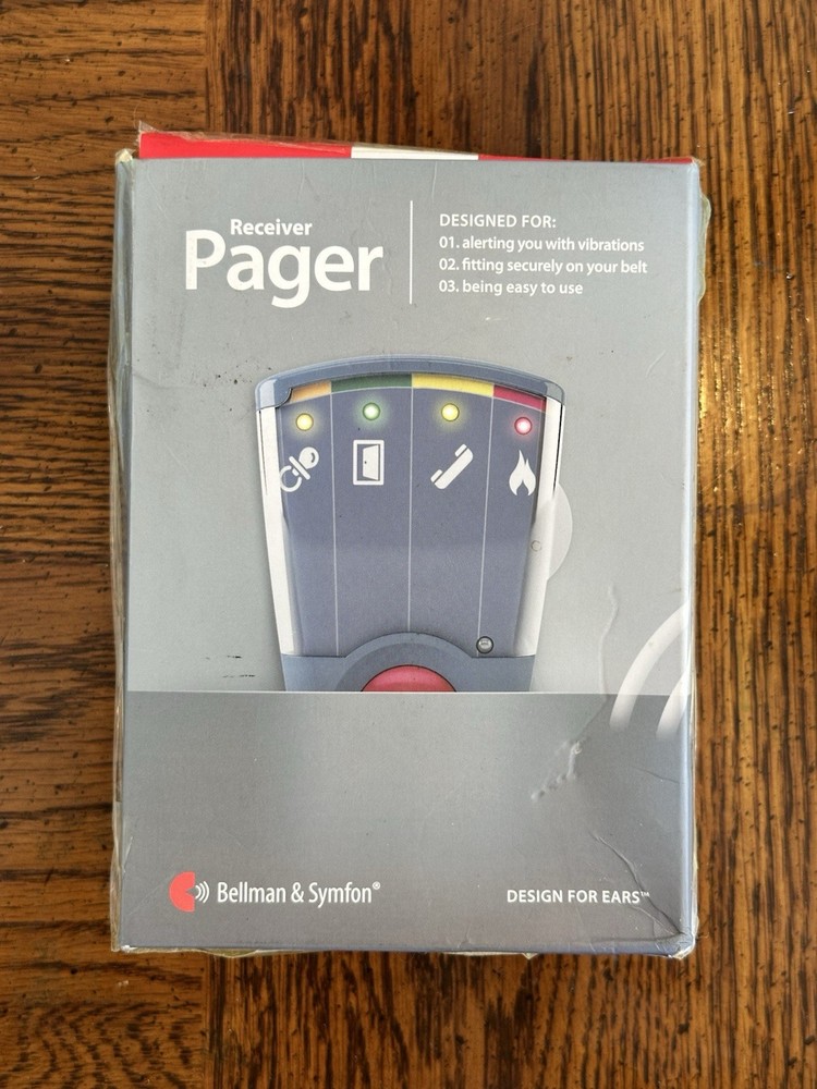 Bellman & Symfon Alert System – Pager Receiver + Push Button Transmitter