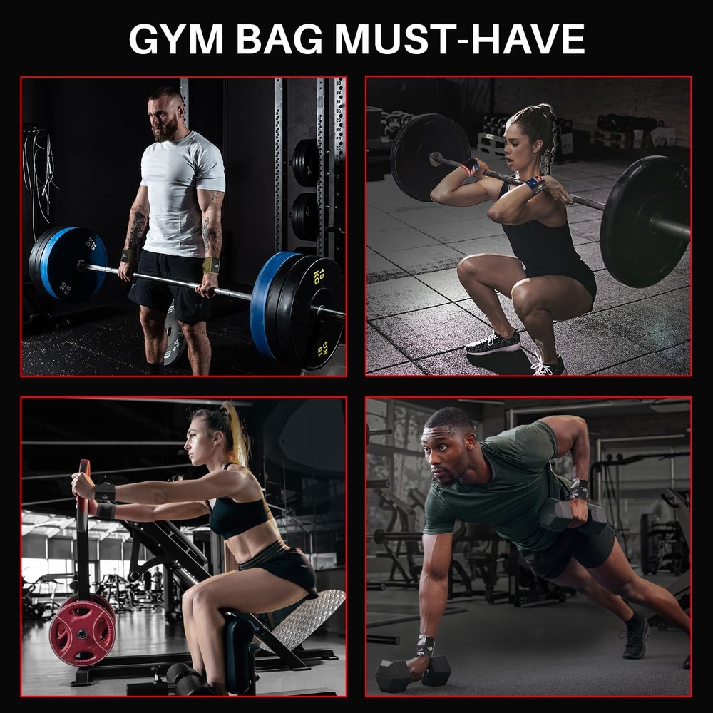HeavyDuty Weightlifting Wrist Wraps with Thumb Loop for Powerlifting & Training