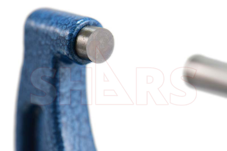 Shars 1-2" x 0.0001" Outside Micrometer Solid Metal Frame New P}