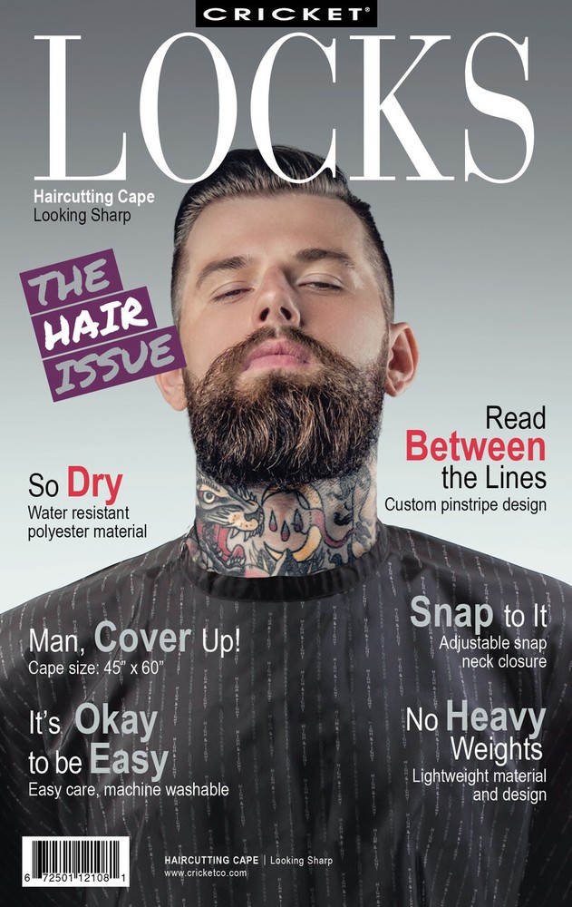 Cricket Locks Haircutting Cape | Looking Sharp