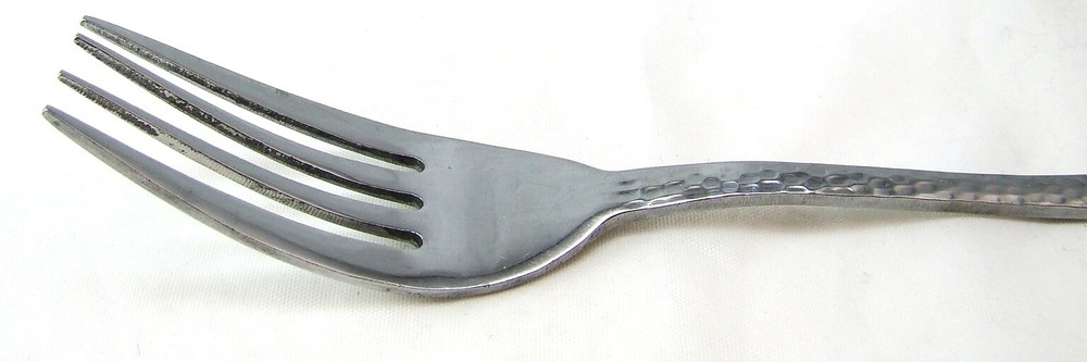 DiMora Stainless Steel Unknown "HAMMERED" Pattern Salad Fork(s)