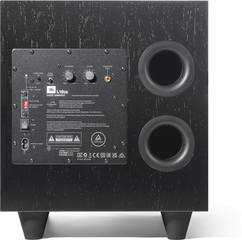 JBL L10CS Classic BLK 10" powered sub Black
