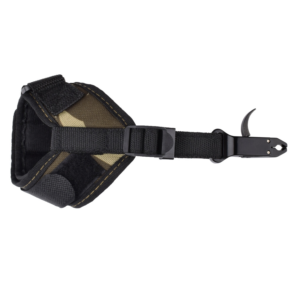 Release Aids Strap Trigger Caliper Archery Wrist Adjustable Compound Bow Hunting