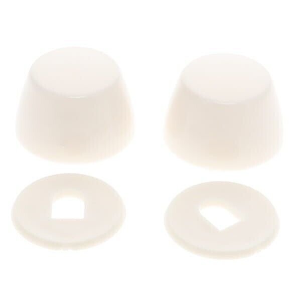 Briggs White Bolt Caps