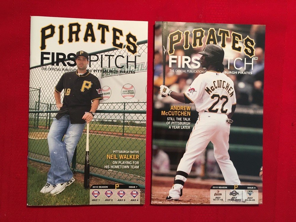2010 MLB Pittsburgh Pirates programs lot / Alvarez debut / McCutchen / Walker