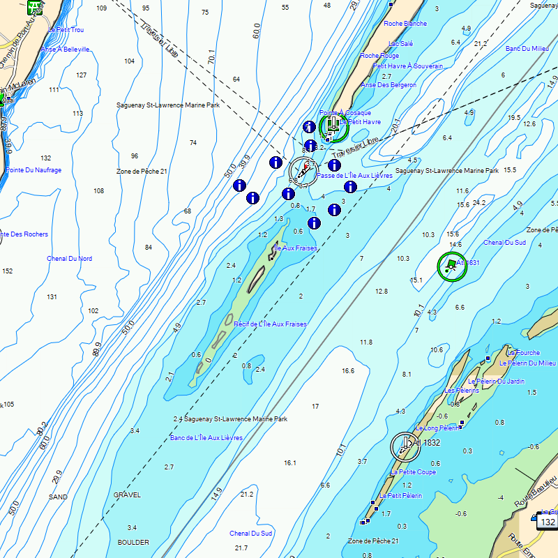 TrakMaps Marine Quebec - Garmin GPS Map