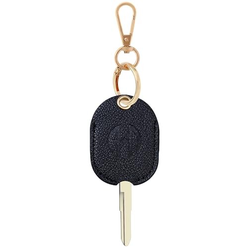 Leather Keys Sleeve for Broken Car Key Loop Replacement - Cute Large-black02