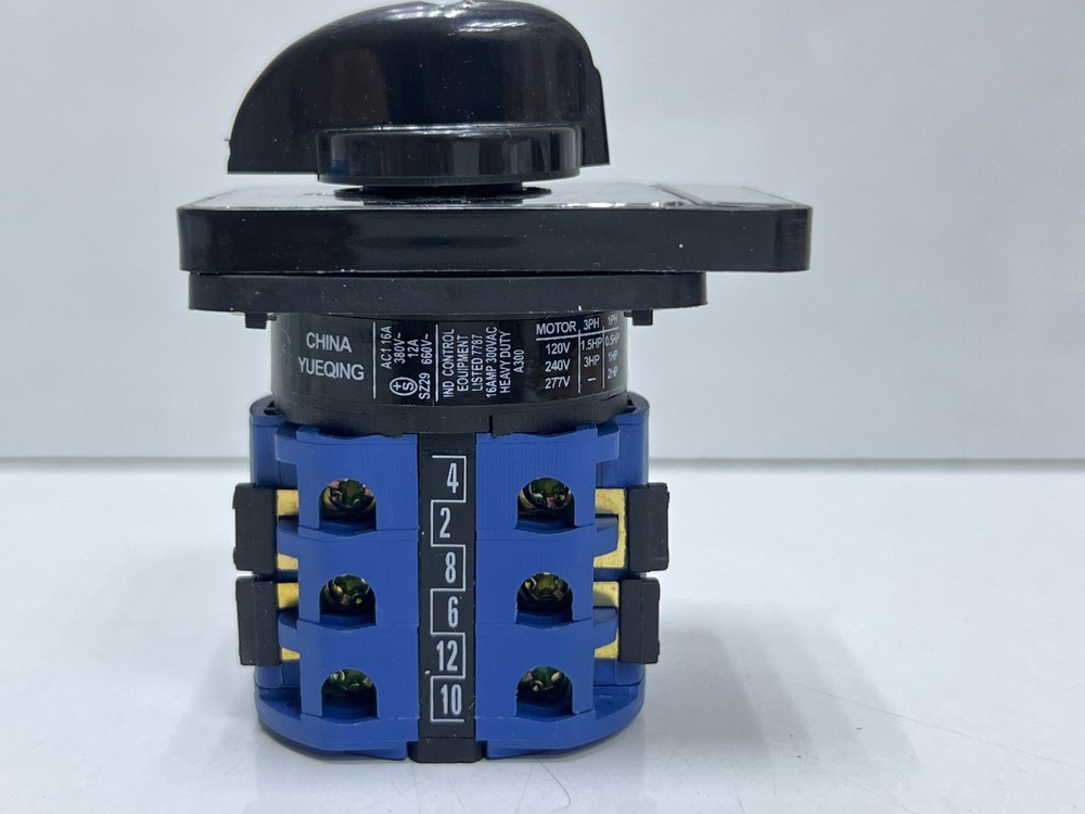 CamSwitch B9 YH5/3 Voltage Panel Voltmeter Selector Switch With 7 Positions