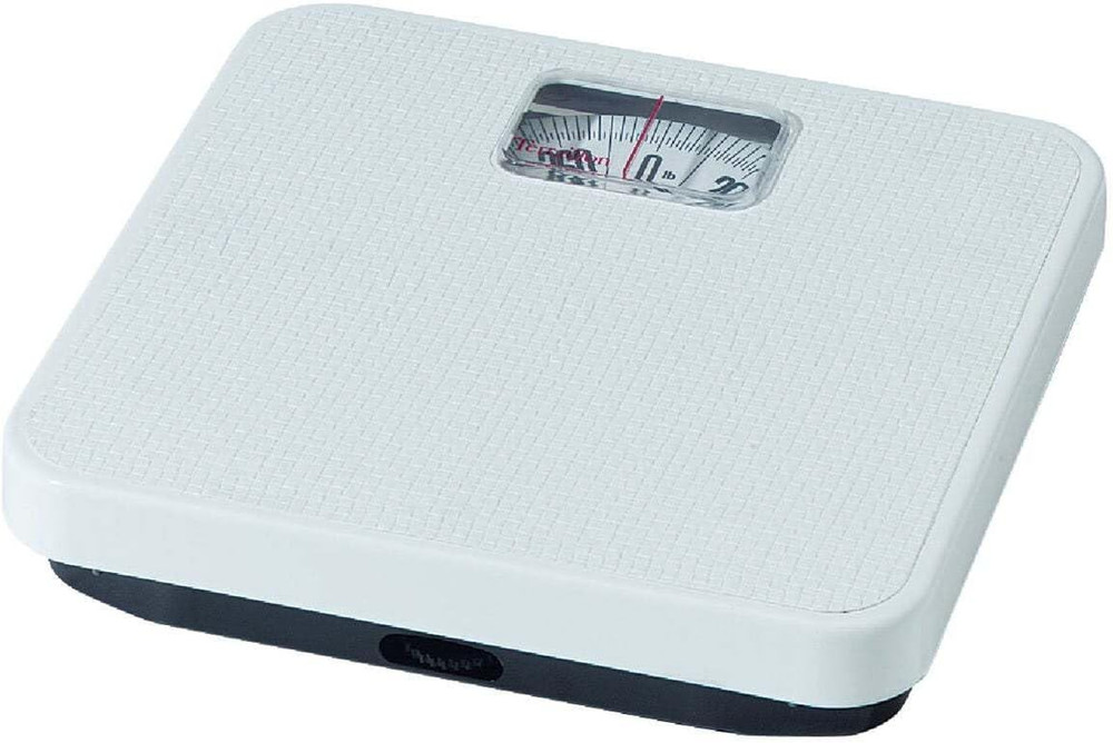 Precision Products White Square Mechanical Bath Scale