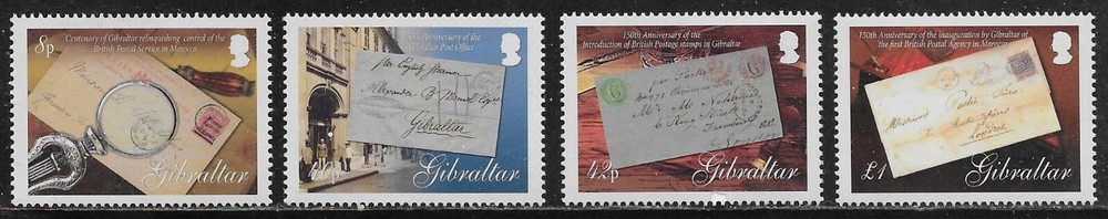 Gibraltar Scott #'s 1084 - 1087 MNH