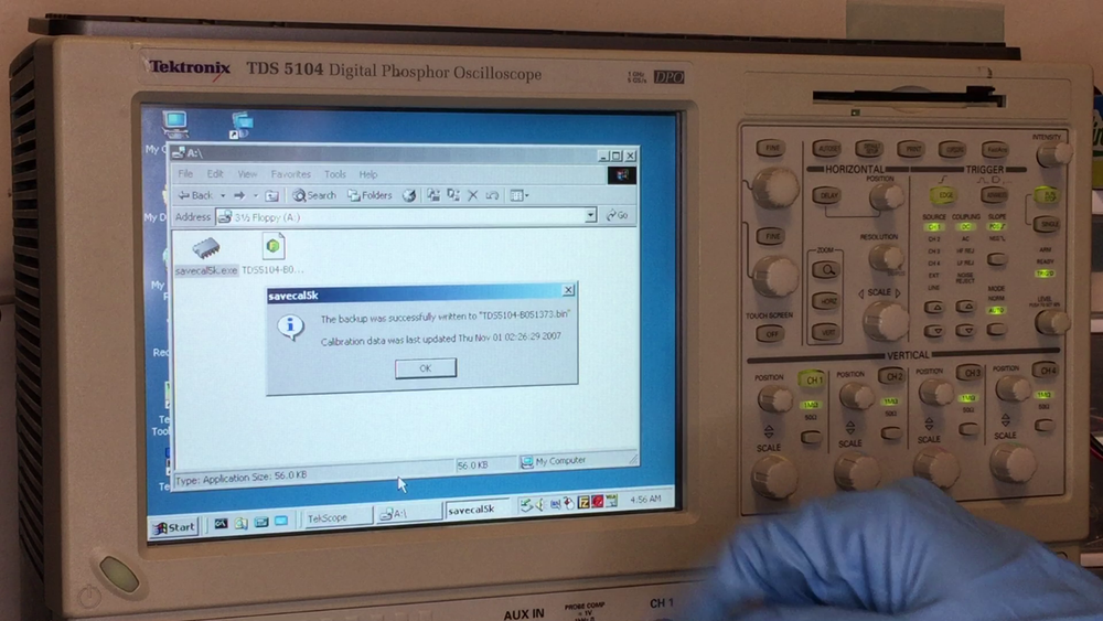 Savecal5k Calibration Backup Disk for Tektronix TDS5000 /B Oscilloscopes