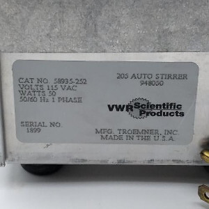 VWR Scientific Products 58935-252 Auto Stirrer