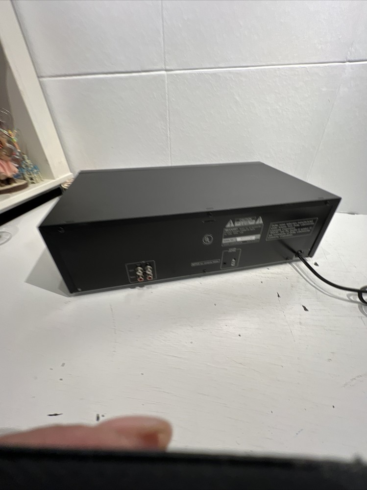Sharp RT-W3200 Stereo Double Cassette Deck Tested No Remote