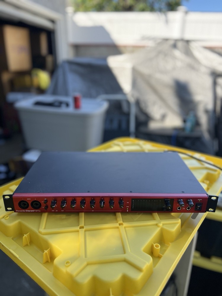 Focusrite Clarett+ 8Pre Rack Mount USB-C Audio Interface