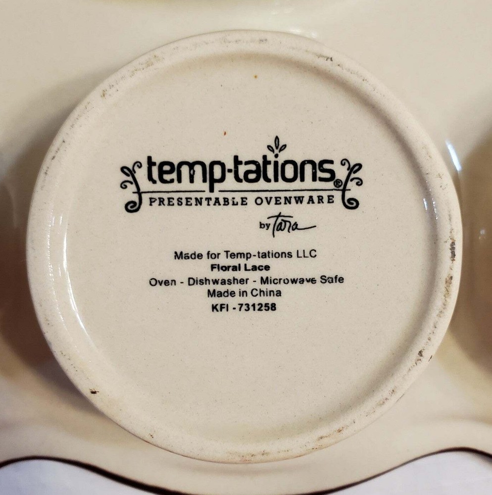 Temptations Bakeware & Rack 6 Muffin Pan ½ Cup Each Orange & Brown