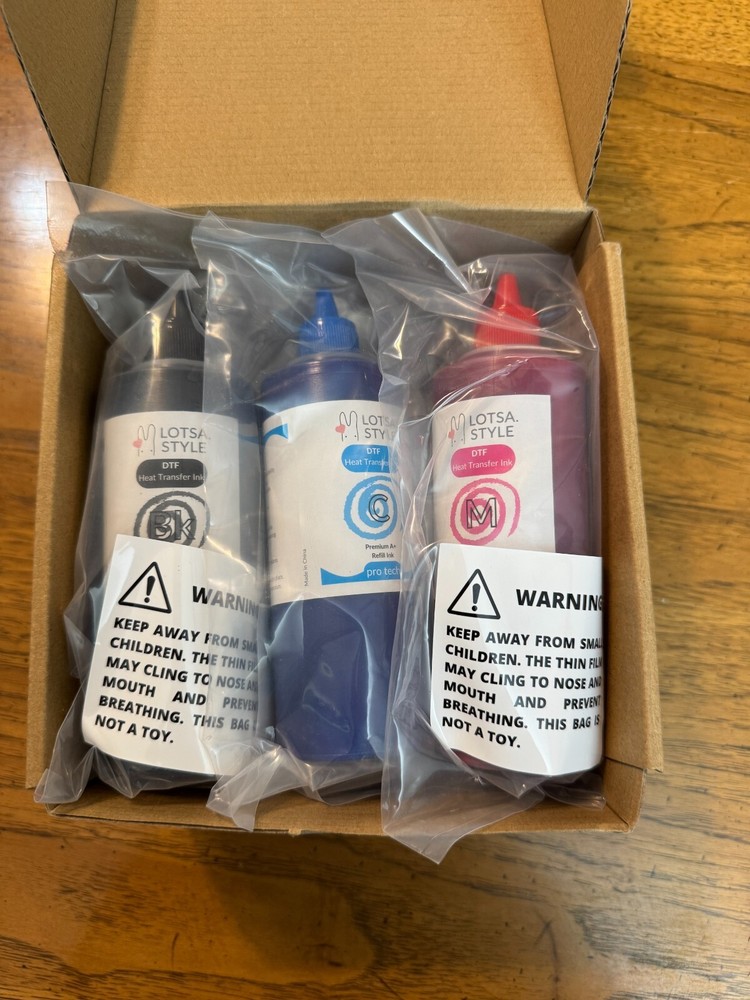 Lotsa Style PREMIUM DTF Heat Transfer Ink Refill Pro Tech