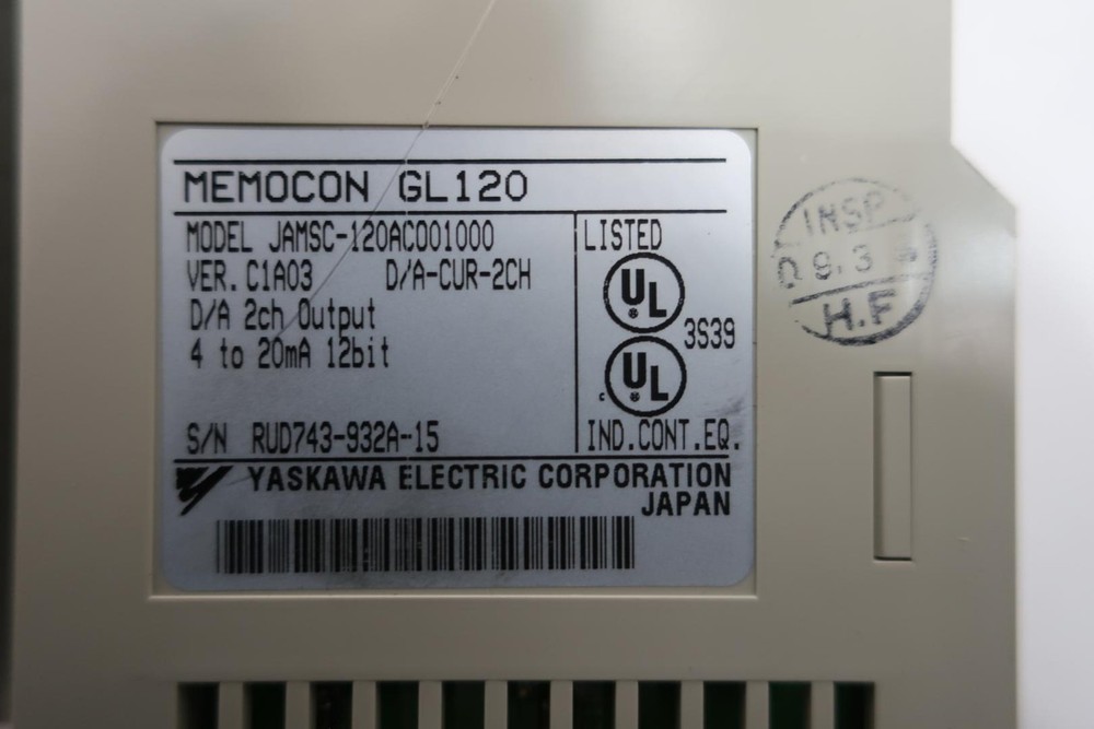 Yaskawa JAMSC-120AC001000 Servo Module
