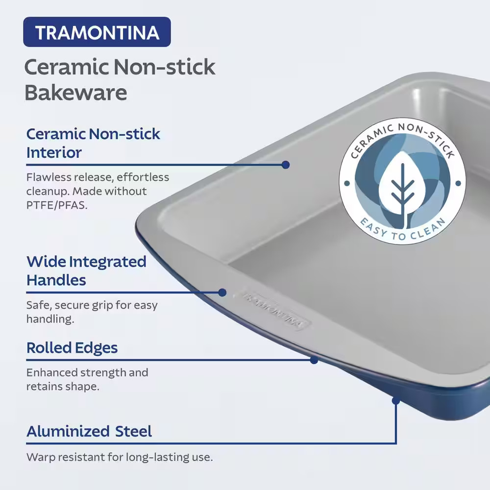 Rise 6-Piece Ceramic Non-Stick Bakeware Set