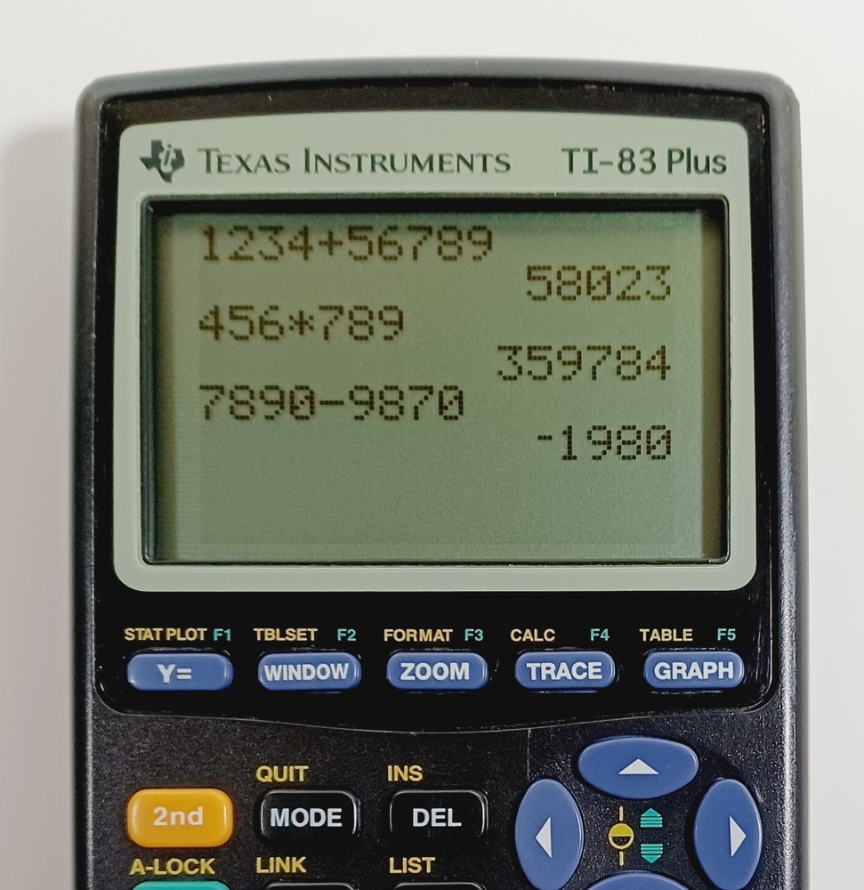 Texas Instruments TI-83 Plus Graphing Calculator - WORKING COSMETIC ISSUES