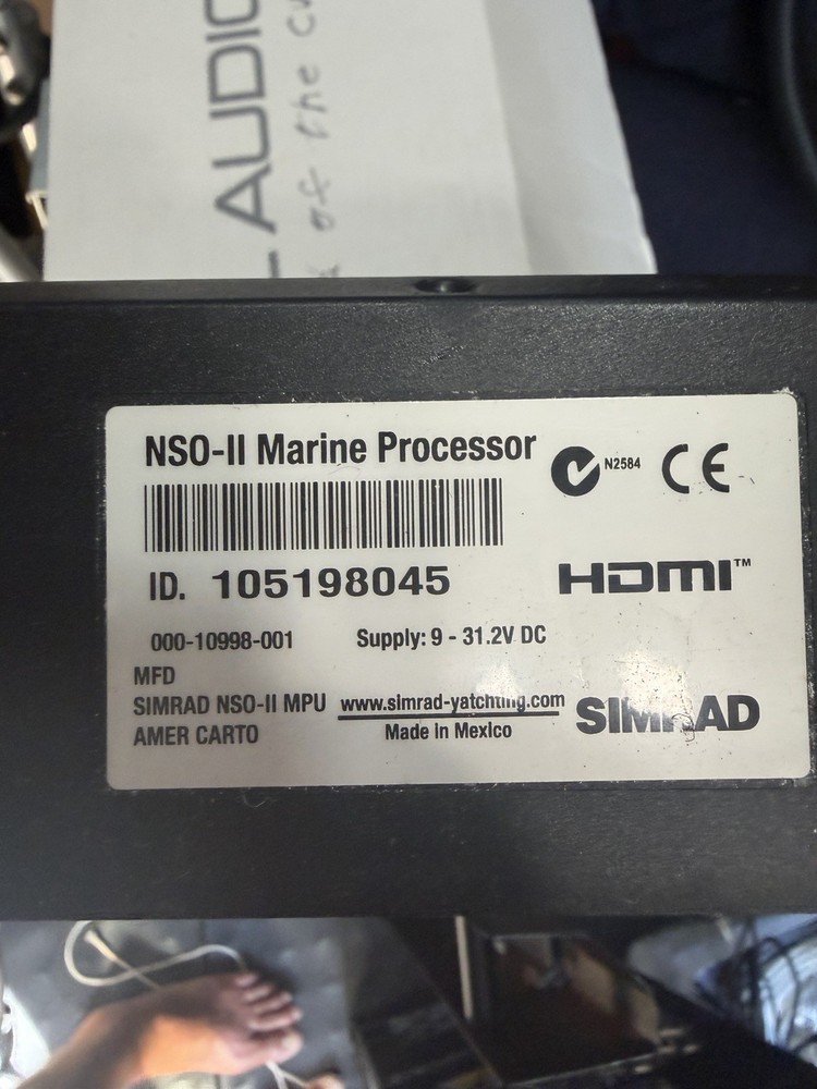 Simrad NSO II Evo2 Marine Navigation Processor GPS Chartplotter MFD Black Box