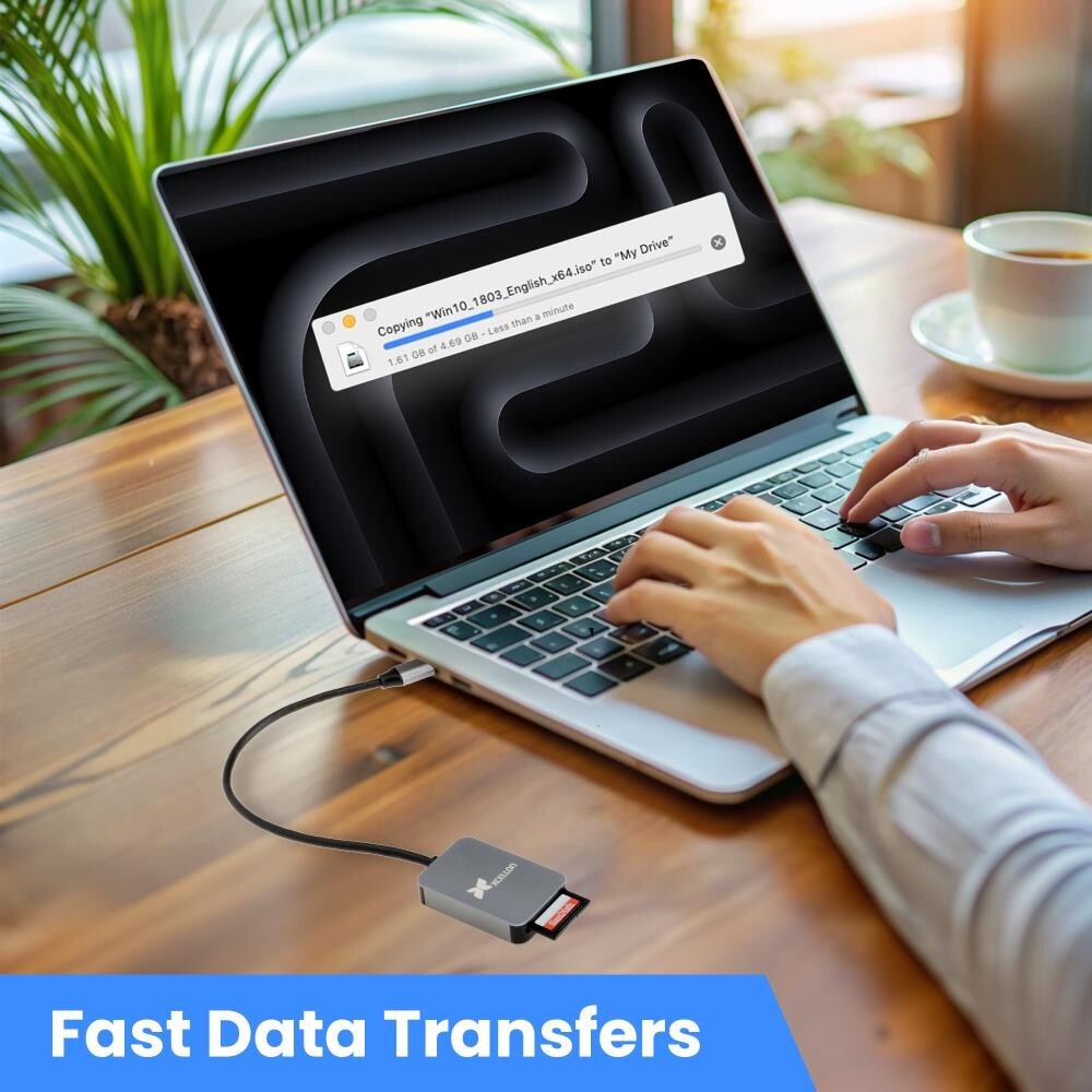 USB-C UHS-II SD Card Reader Type C USB 3.2 High Speed SD Card Reader Adpter