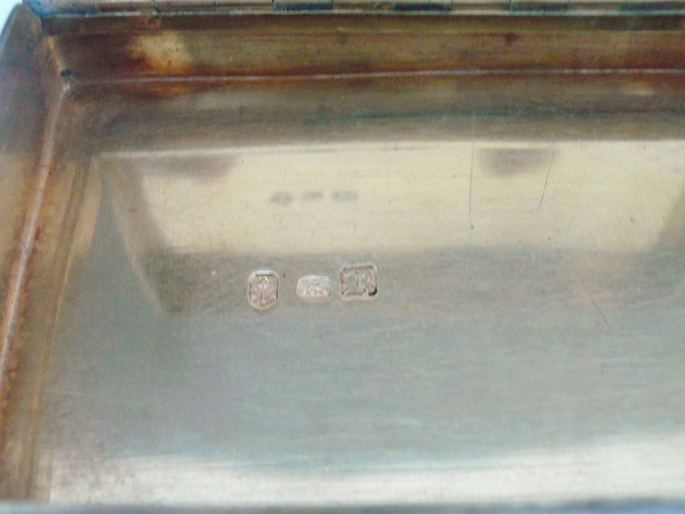 Antique Sterling Silver Snuff Box, Birmingham 1840, Edward Smith