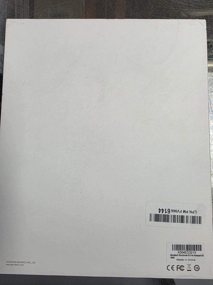 Geniatech Kloudnote 10.1 " E-Ink Notepad w Digital Pen eBook Reading Writin