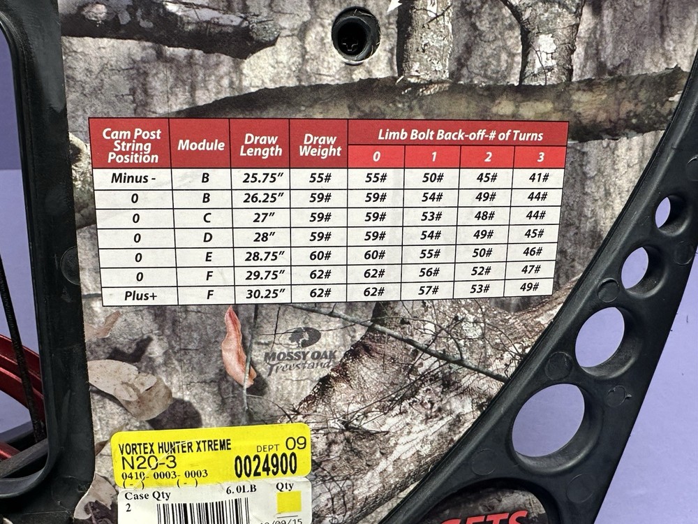 Barnett Archery Hunter XTreme Right Hand Compound Bow Mossy Oak