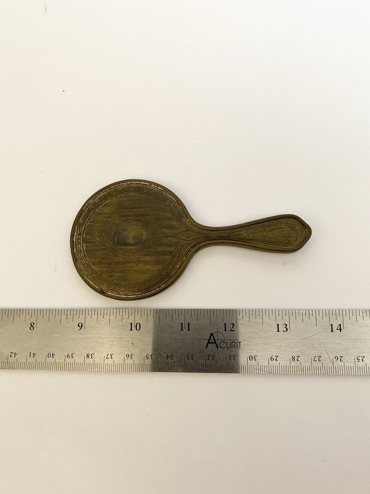 antique Edwardian-era handheld Mirror