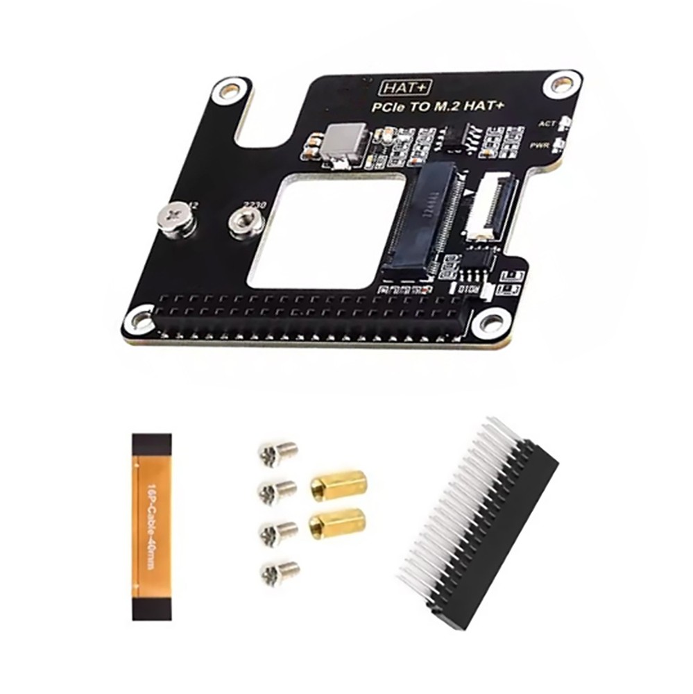 16 PIN  Pcie To M.2 Adapter Board Nvme Protocol SSD For Raspberry Pi 5 Genera