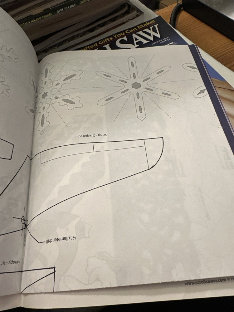 Scroll Saw Workshop Magazines Full Size Pattern Holiday 2006 Scroll Saw