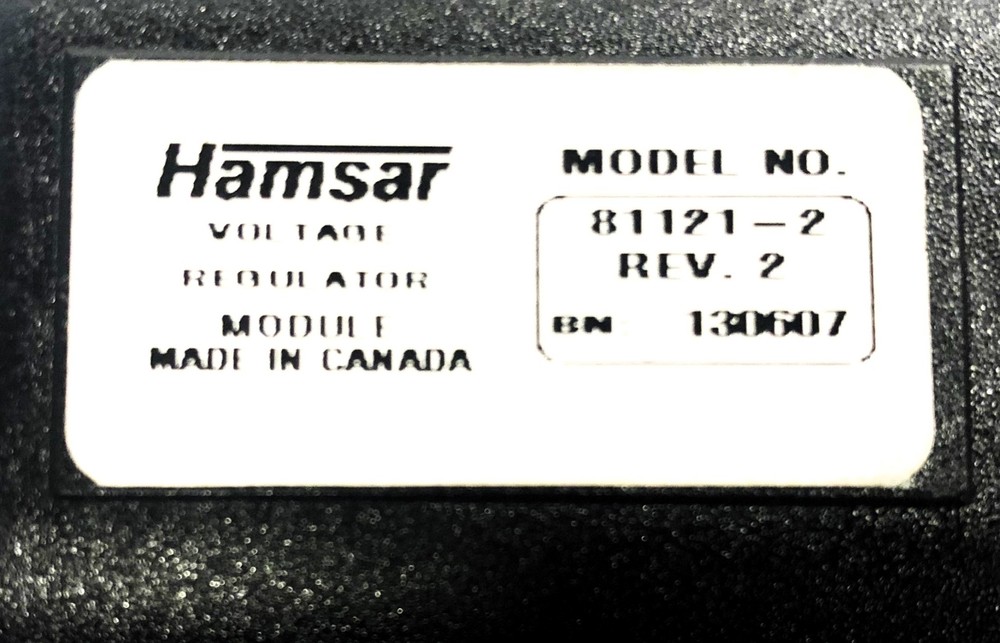 Hamsar 81121-2 Rev 2 Voltage Regulator Module 82-39746-000 NOS