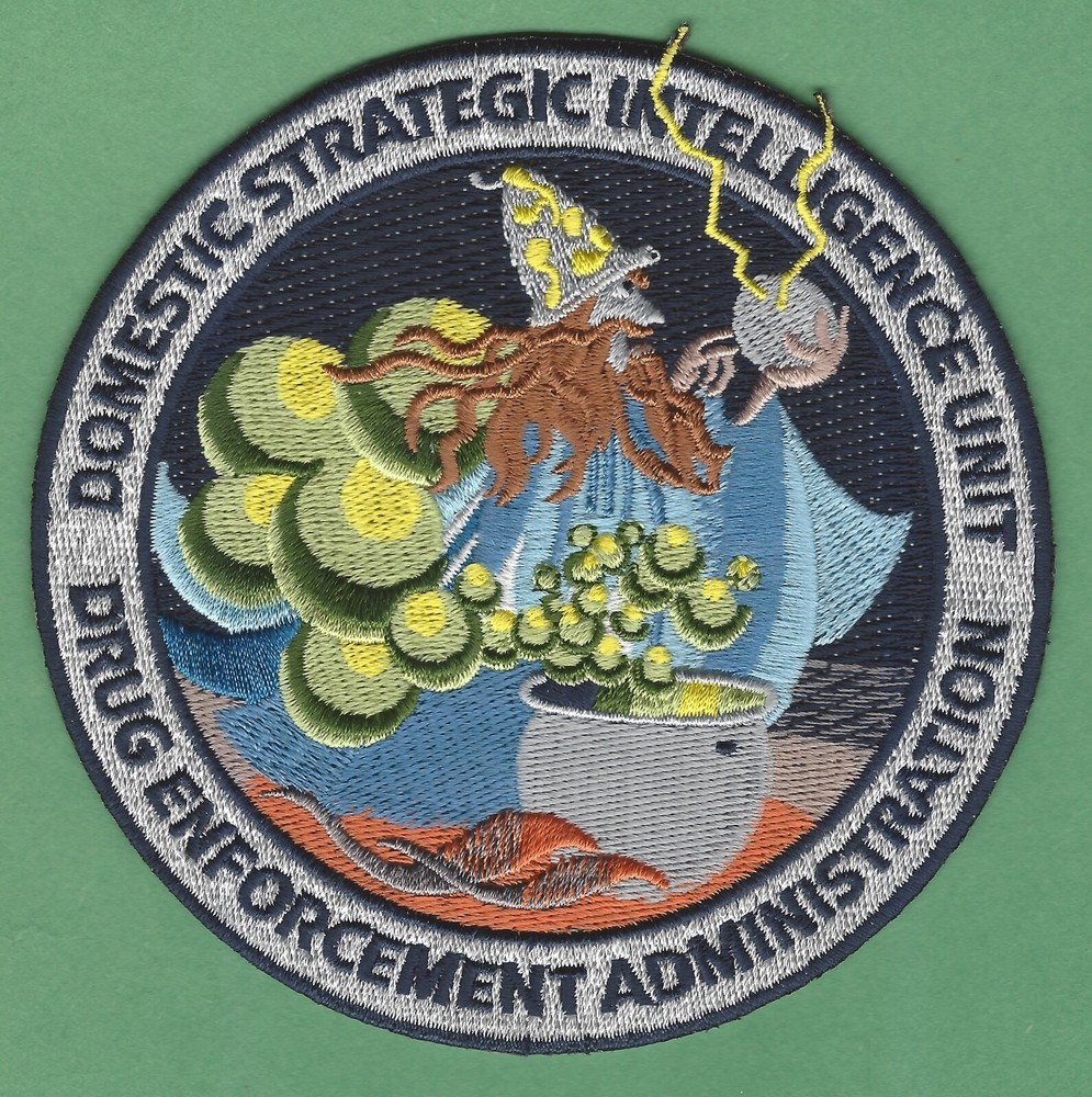 DEA DRUG ENFORCEMENT ADMINISTRATION DOMESTIC STRATEGIC INTELLIGENCE UNIT PATCH