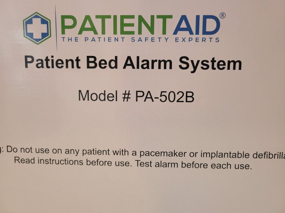PATIENT AID Model# PA-502B - Bed Alarm Fall Prevention System NEW