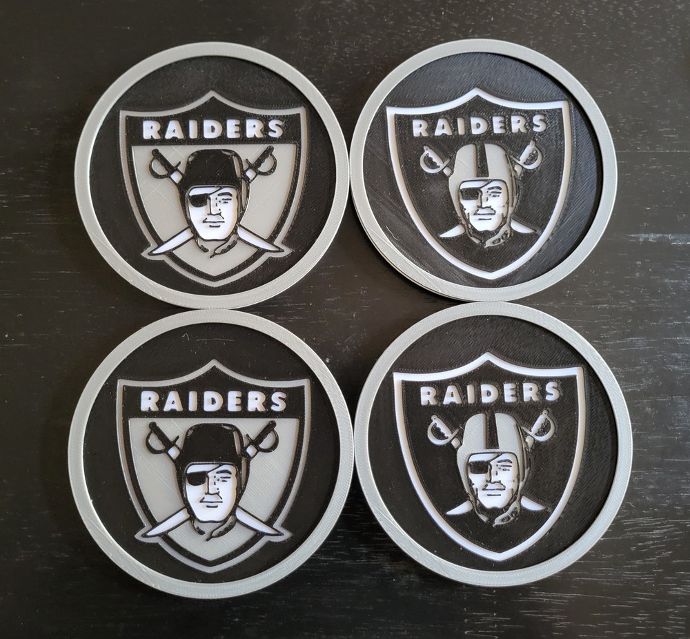 Raiders Coaster Set