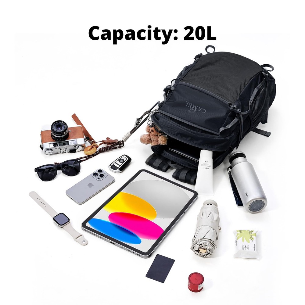 Foldable Hiking Backpack Lightweight Travel Backpack Waterproof Small packabl...