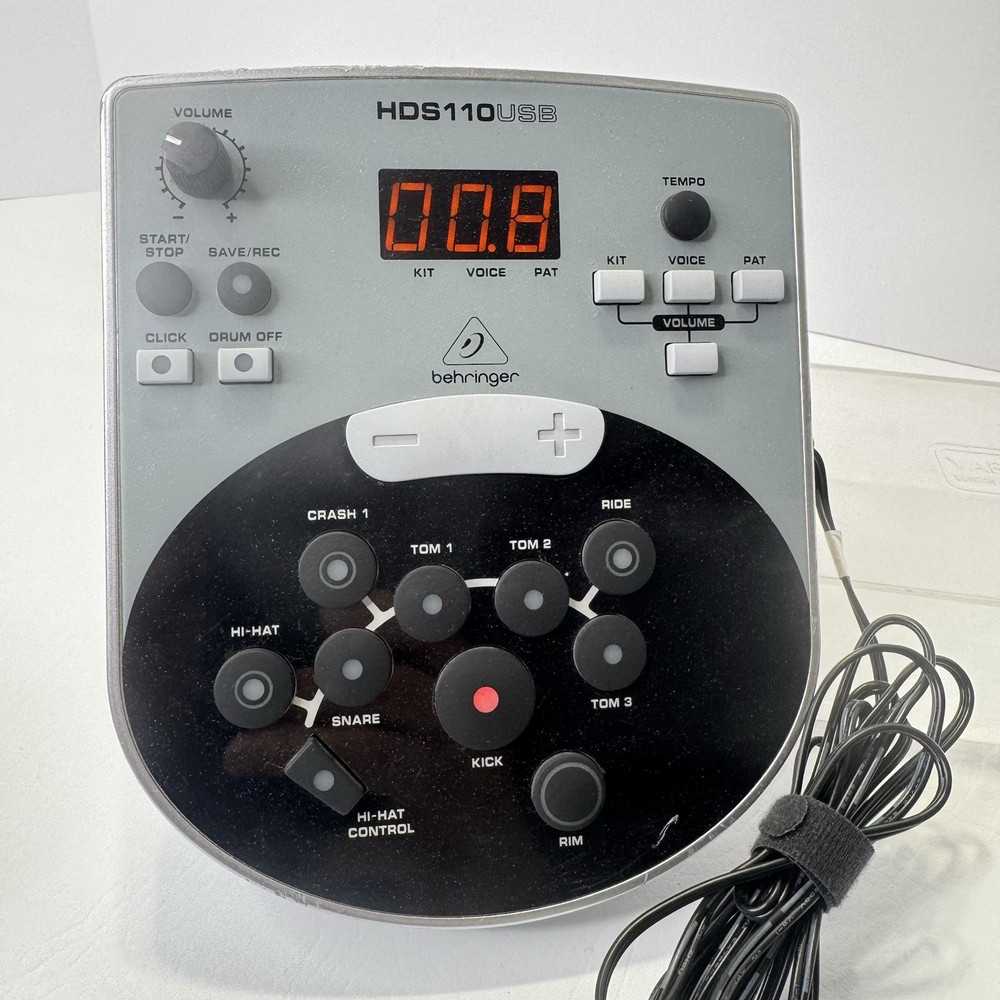BEHRINGER HDS110USB Electronic Drum Module READ