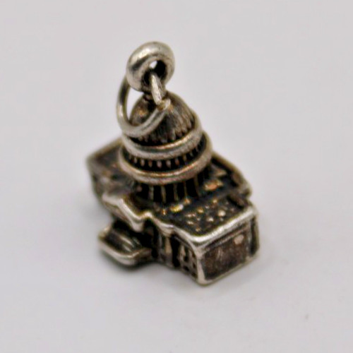 Sterling Silver Capitol Building Charm