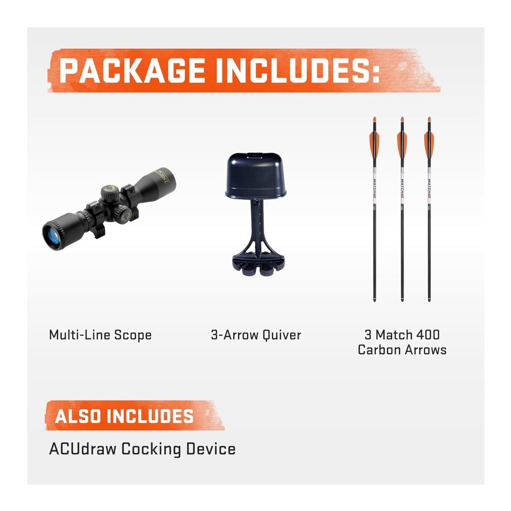 REFURBISHED-Commander M1 ACUdraw Crossbow (Peak Camo)