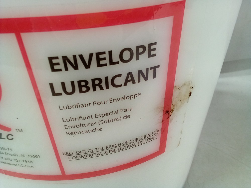 Robbins Envelope Lubricant 5 Gallon