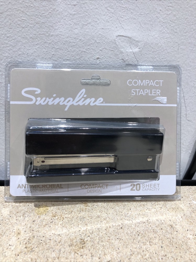 Swingling Stapler Half Strip Black Anti-Microbial Runway