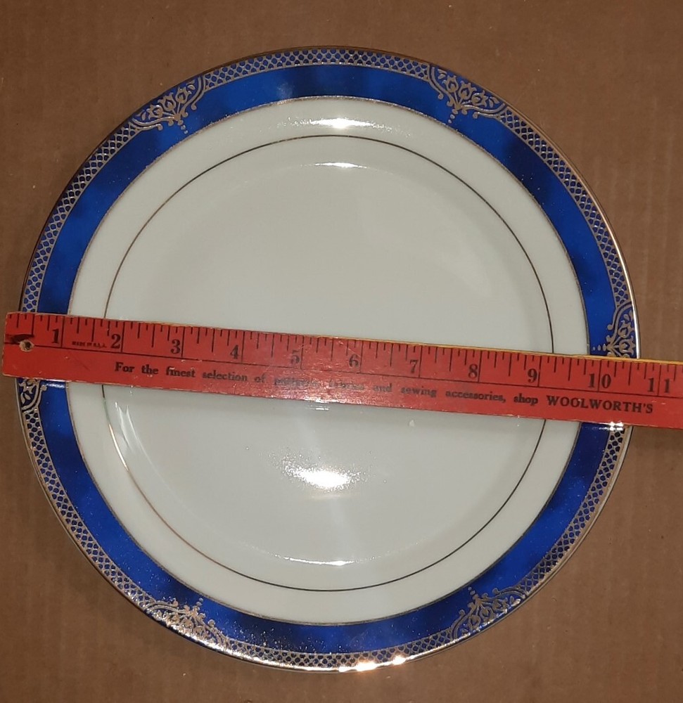 Dinnerware Pegasus Fine Porcelain Blue & Gold Assorted