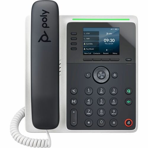 Poly Edge E220 IP Phone - Corded - Corded/Cordless - Bluetooth - 3 Multiple Conf