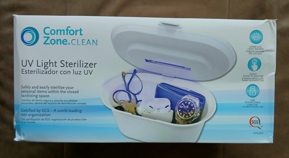 Sterilizer Comfort Zone UV  Light Sterilizer